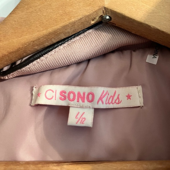 Girls’ Ci Sono dusty rose jacket size L/12 - Picture 2 of 6